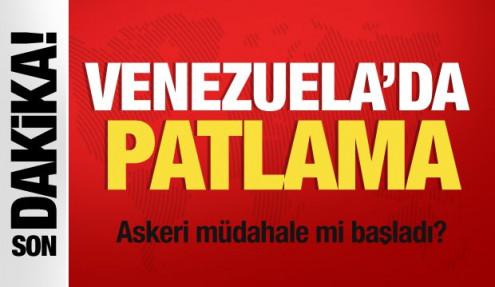 Son dakika... Venezuela'da patlama