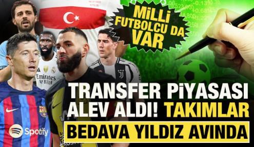 Transfer piyasası alev aldı! Takımlar bedava yıldız avında: Zeki Çelik de listede