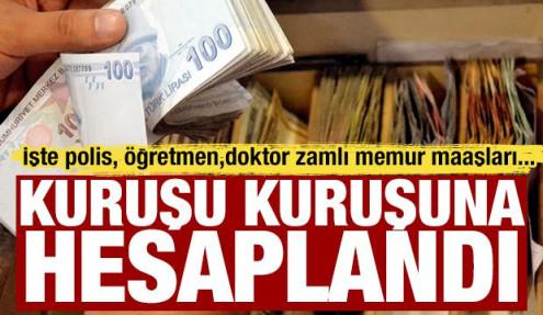 2026 Memur zamlı maaşları hesaplandı! İşte kuruşu kuruşuna yeni oranlar...