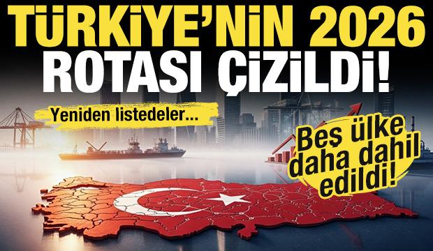 2026'nın hedef pazarı belli oldu! Türkiye yeniden listeye ekledi: 5 ülke daha dahil edildi