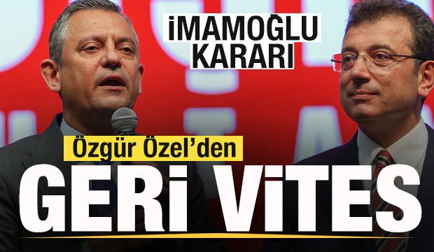 Anketleri gören Özgür Özel'den geri vites! Ekrem İmamoğlu iddiası