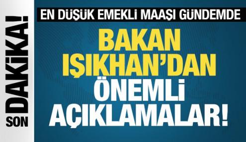 Bakan Işıkhan'dan önemli açıklamalar! İşte gündemdeki başlıklar...