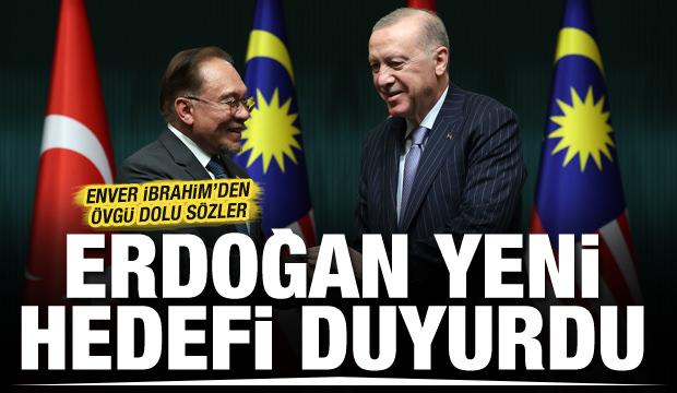 Cumhurbaşkanı Erdoğan: Malezya ile ticaret hedefimiz 10 milyar dolar