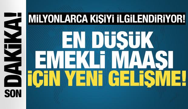 En düşük emekli aylığı için yeni gelişme: Yarın Meclis'e geliyor!