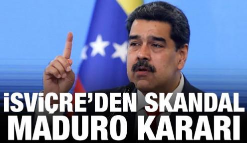 Harekete geçtiler! İsviçre'den Maduro kararı: Tamamı donduruldu