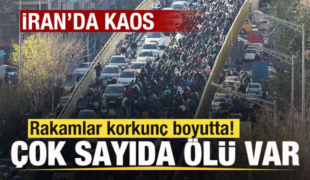 İran'da kaos! Rakamlar korkunç boyutta! Çok sayıda ölü var