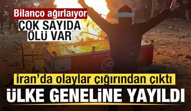 İran'da olaylar çığırından çıktı! Bilanço ağırlaşıyor! 36 ölü, binden fazla yaralı