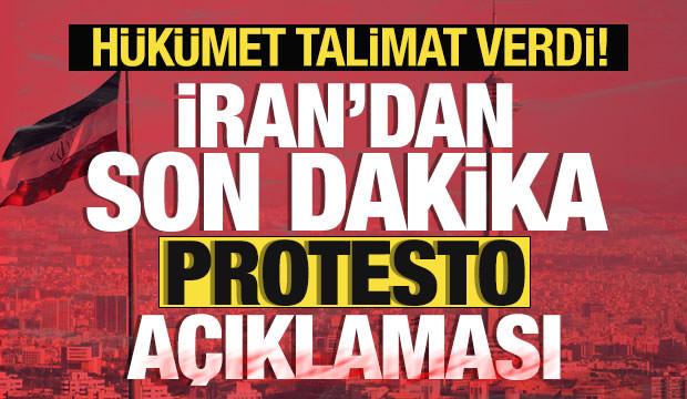 İran'dan son dakika a&ccedil;ıklaması! H&uuml;k&uuml;met resmen talimat verdi