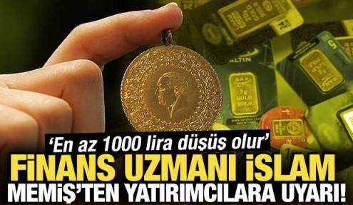İslam Memiş'ten kritik uyarı! 'En az 1000 lira düşüş olur'