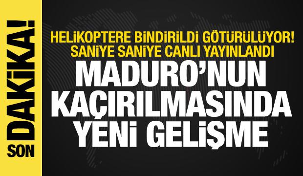 Maduro helikopterle mahkemeye götürülüyor