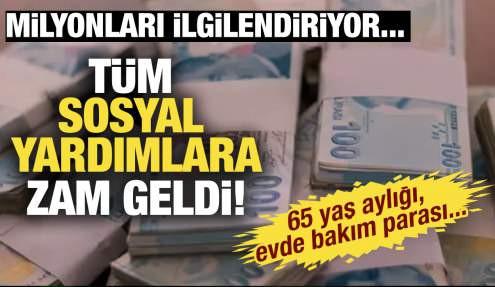 Ocak ayı yaşlı ve engelli aylıkları hesaplara yatırılmaya başlandı