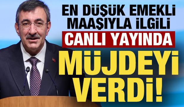 Son dakika: Cevdet Yılmaz, en düşük emekli maaşı ile ilgili müjdeli haberi verdi!