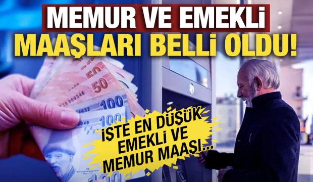 SON DAKİKA: Emekli ve memur maaş zamları belli oldu! İşte en d&uuml;ş&uuml;k emekli maaşı