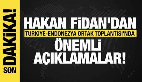 Son dakika... Hakan Fidan'dan önemli açıklamalar!