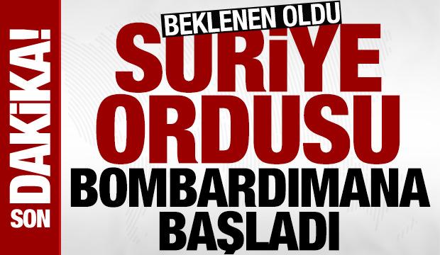 Son dakika: Suriye ordusu operasyonu duyurdu: İki mahallede bombardıman başladı
