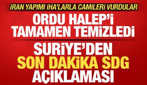 Suriye'den son dakika SDG açıklaması! İran yapımı İHA'larla camileri vurdular