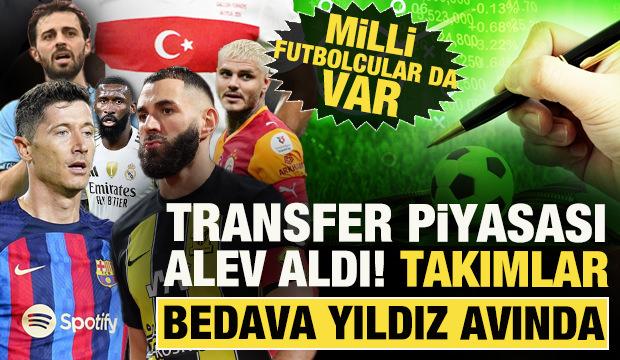 Transfer piyasası alev aldı! Takımlar bedava yıldız avında: Zeki &Ccedil;elik de listede
