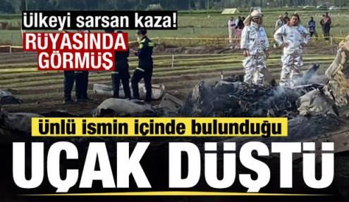 Ülkeyi sarsan kaza! Ünlü şarkıcının içinde bulunduğu uçak düştü: 6 ölü