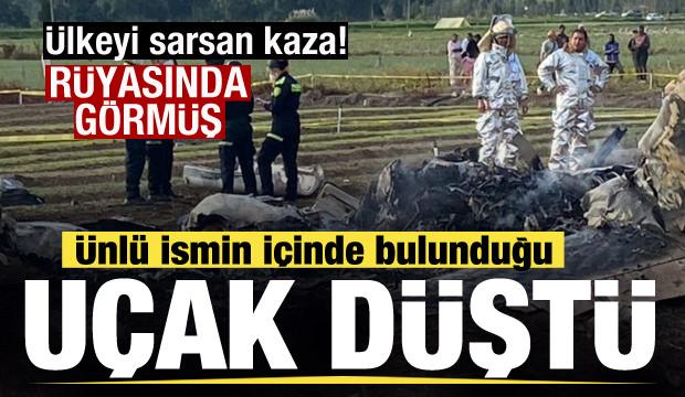 Ülkeyi sarsan kaza! Ünlü şarkıcının içinde bulunduğu uçak düştü: 6 ölü