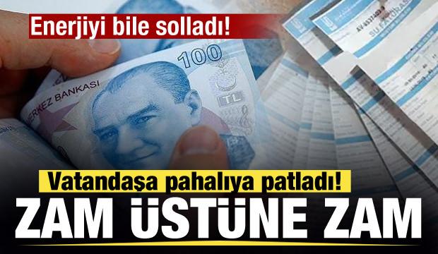 Vatandaşa pahalıya patladı! Suya zam üstüne zam! Enerjiyi bile solladı