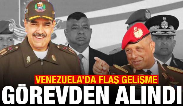 Venezuela'da son dakika gelişmesi! Görevden alındı