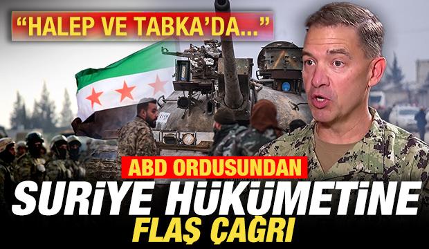 ABD ordusundan Suriye hükümetine operasyonları durdurun çağrısı