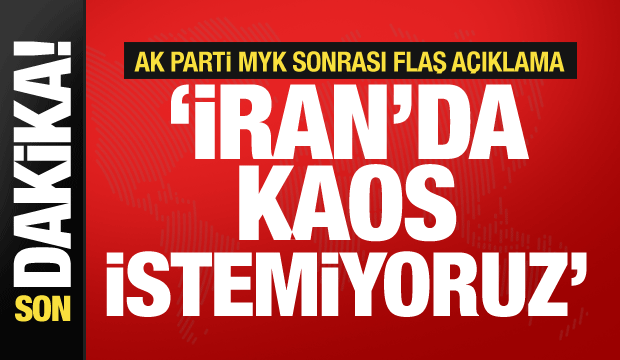 AK Parti'de MYK toplantısı sona erdi! Ömer Çelik'ten önemli açıklamalar