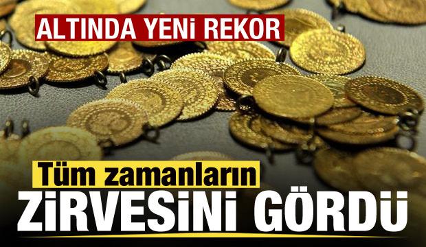 Altın fiyatlarında yeni rekor! Tüm zamanların zirvesini gördü