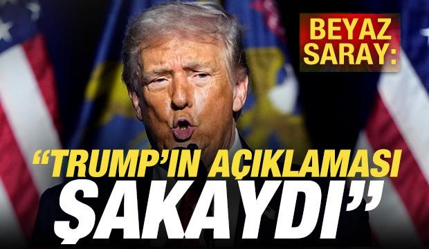 Beyaz Saray: Trump'ın açıklaması şakaydı