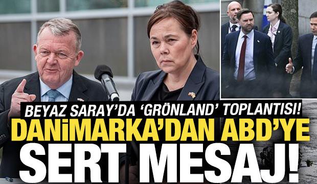 Beyaz Saray'da Gr&ouml;nland toplantısı sona erdi! Danimarka'dan ABD'ye sert mesaj