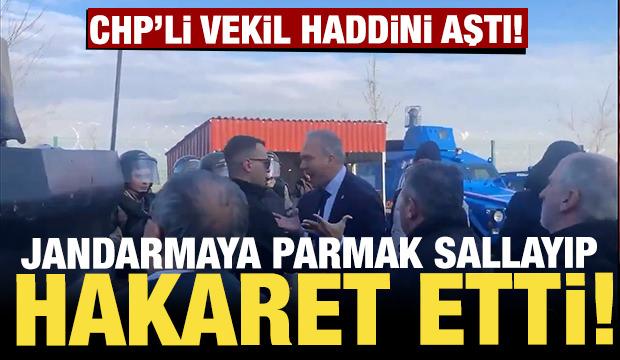 CHP Milletvekilinden polise skandal hakaret