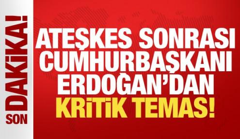 Cumhurbaşkanı Erdoğan, Suriye Cumhurbaşkanı Şara ile görüştü