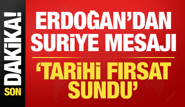 Erdoğan’dan net Suriye çıkışı: Halep için “Tarihi fırsat” vurgusu