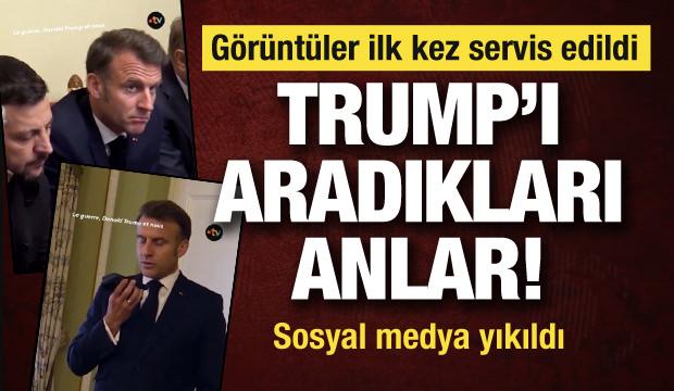Fransız basını ilk kez yayınladı: Macron ve AB liderleri Trump'ı arıyor