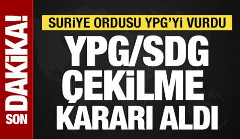 Halep'te operasyon başladı: Suriye ordusu YPG'yi vuruyor: YPG'den çekilme kararı