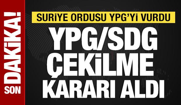 Halep'te operasyon başladı: Suriye ordusu YPG'yi vuruyor: YPG'den çekilme kararı