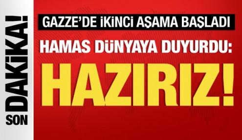 Hamas: Yönetimi devretmeye hazırız