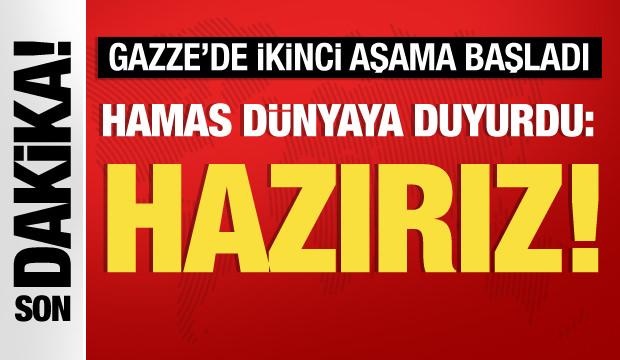 Hamas: Yönetimi devretmeye hazırız