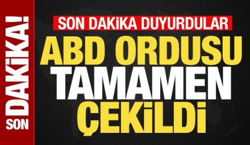 Irak son dakika duyurdu! ABD ordusu tamamen çekildi