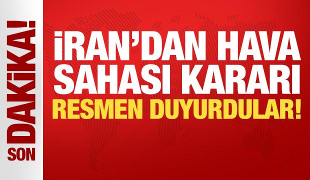 İran'dan yeni Tahran hava sahası kararı! Resmen duyurdular