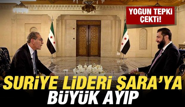 Şara ile yaptıkları r&ouml;portajı yayınlamadılar! B&uuml;y&uuml;k tepki &ccedil;ekti! Suriye'den a&ccedil;ıklama geldi