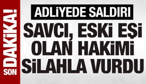 SON DAKİKA: Adliyede silahlı saldırı! Savcı, eski eşi olan kadın hakimi vurdu