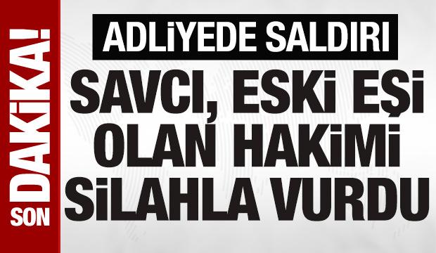 SON DAKİKA: Adliyede silahlı saldırı! Savcı, eski eşi olan kadın hakimi vurdu