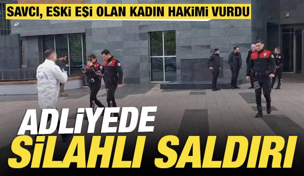SON DAKİKA: Adliyede silahlı saldırı! Savcı, eski eşi olan kadın hakimi vurdu