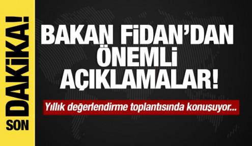 Son dakika.. Bakan Fidan'dan önemli açıklamalar