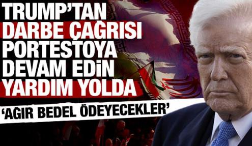 Son dakika haberi! Trump'tan İranlı eylemcilere: Yardım yolda