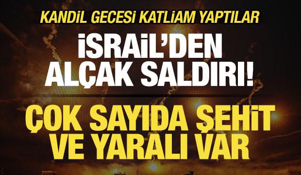 Son dakika: İsrail'den al&ccedil;ak saldırı! &Ccedil;ok sayıda &ouml;l&uuml; ve yaralı var