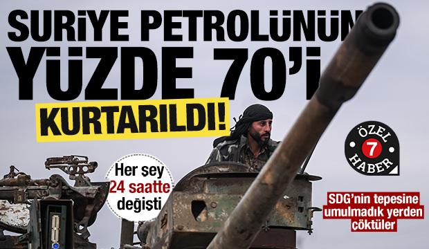 Suriye'de SDG balonu 24 saatte patladı: Petrolün yüzde 70'ini kaybettiler! Karargah düştü
