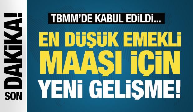 TBMM'de kabul edildi.... En düşük emekli maaşı 20 bin TL oldu! 