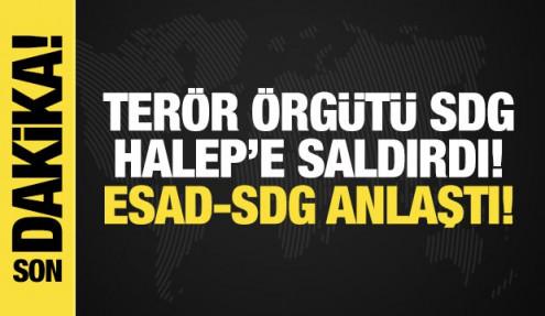 SDG'den Halep'e PKK'yla koordineli saldırı! Esad yanlıları da SDG'ye katıldı